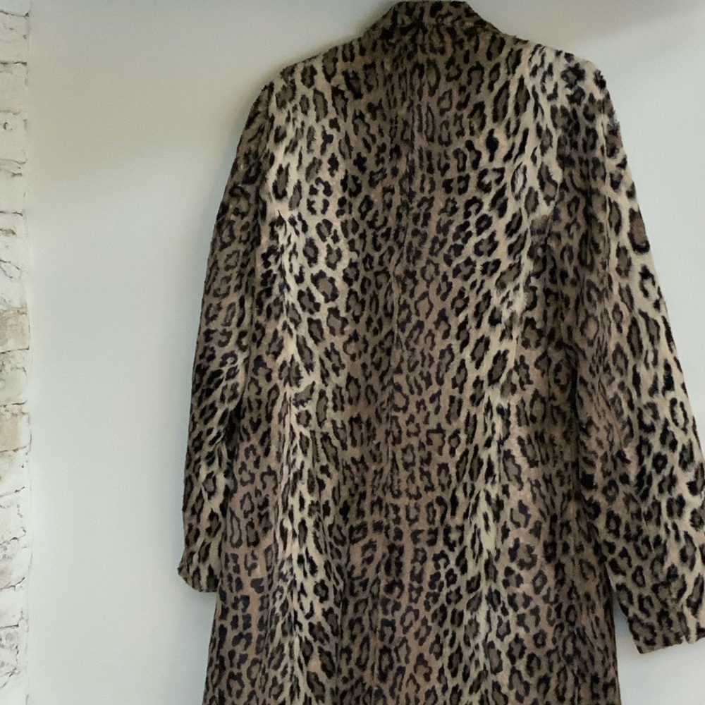 Etcetera Leopard Print Teddy Jacket - image 6